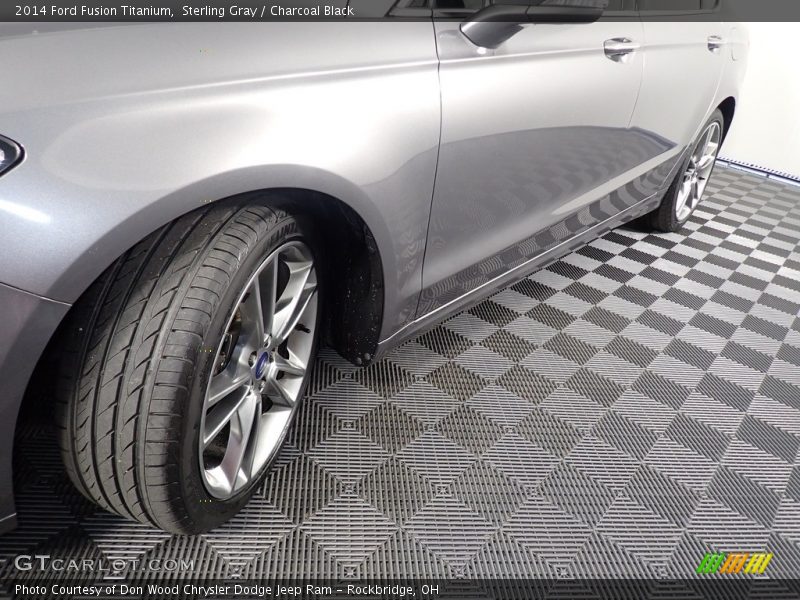 Sterling Gray / Charcoal Black 2014 Ford Fusion Titanium