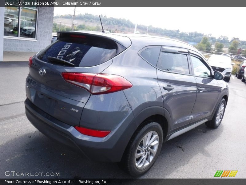 Coliseum Gray / Gray 2017 Hyundai Tucson SE AWD