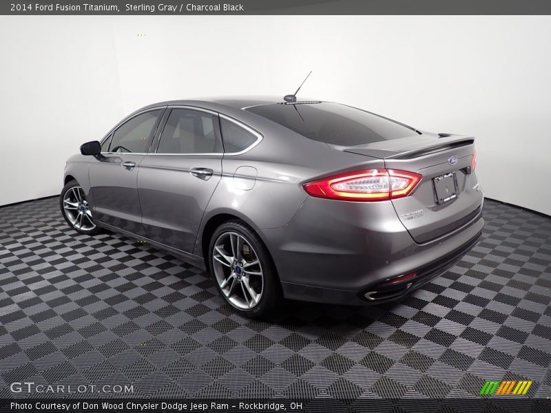 Sterling Gray / Charcoal Black 2014 Ford Fusion Titanium