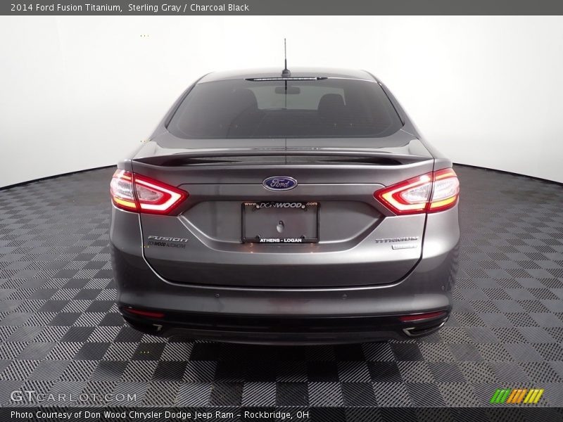 Sterling Gray / Charcoal Black 2014 Ford Fusion Titanium