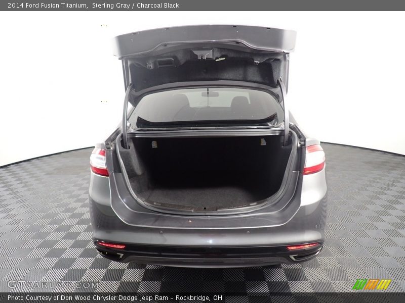 Sterling Gray / Charcoal Black 2014 Ford Fusion Titanium