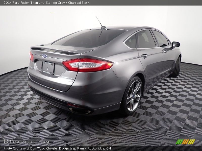 Sterling Gray / Charcoal Black 2014 Ford Fusion Titanium