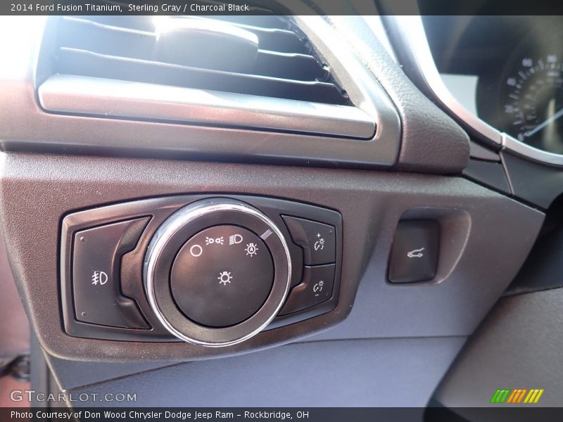 Sterling Gray / Charcoal Black 2014 Ford Fusion Titanium