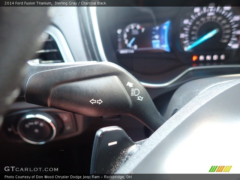 Sterling Gray / Charcoal Black 2014 Ford Fusion Titanium