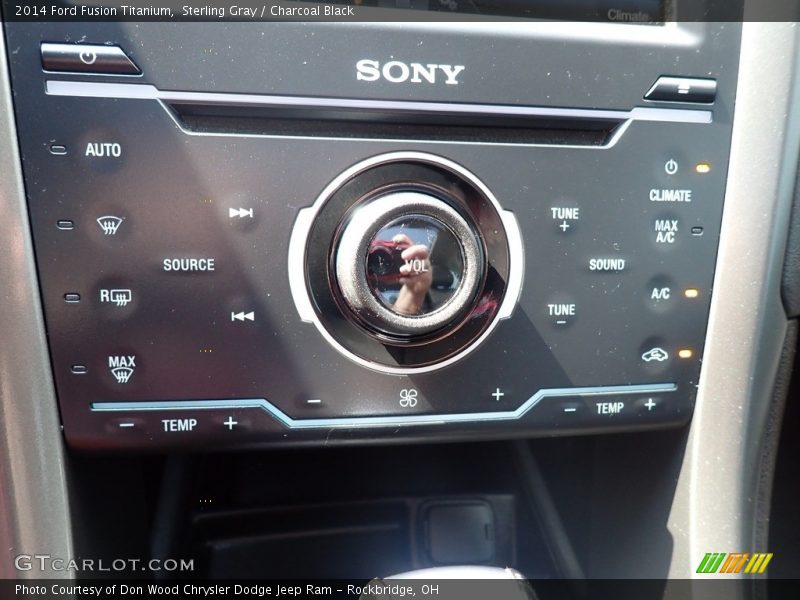 Sterling Gray / Charcoal Black 2014 Ford Fusion Titanium