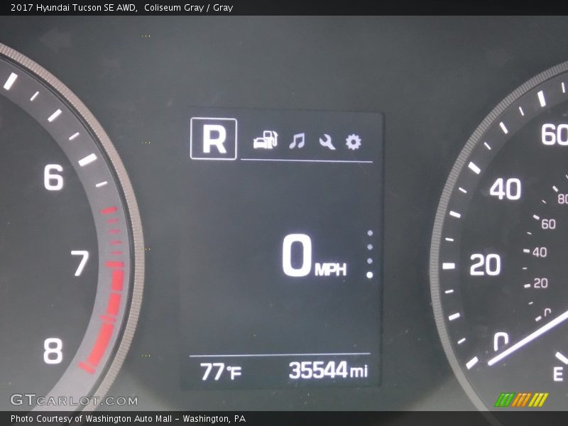 Coliseum Gray / Gray 2017 Hyundai Tucson SE AWD
