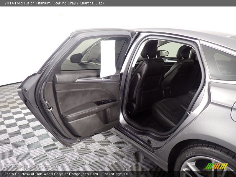 Sterling Gray / Charcoal Black 2014 Ford Fusion Titanium