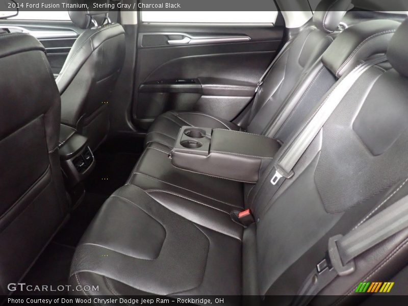 Sterling Gray / Charcoal Black 2014 Ford Fusion Titanium