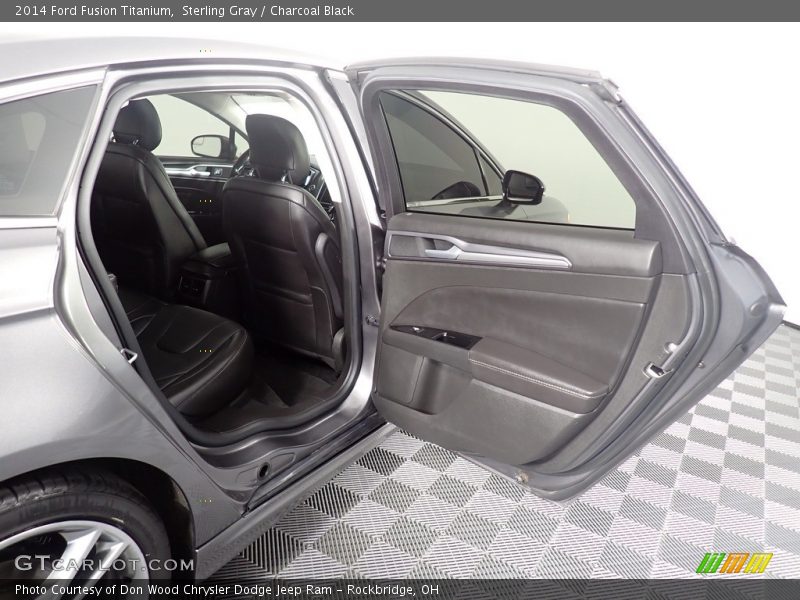 Sterling Gray / Charcoal Black 2014 Ford Fusion Titanium