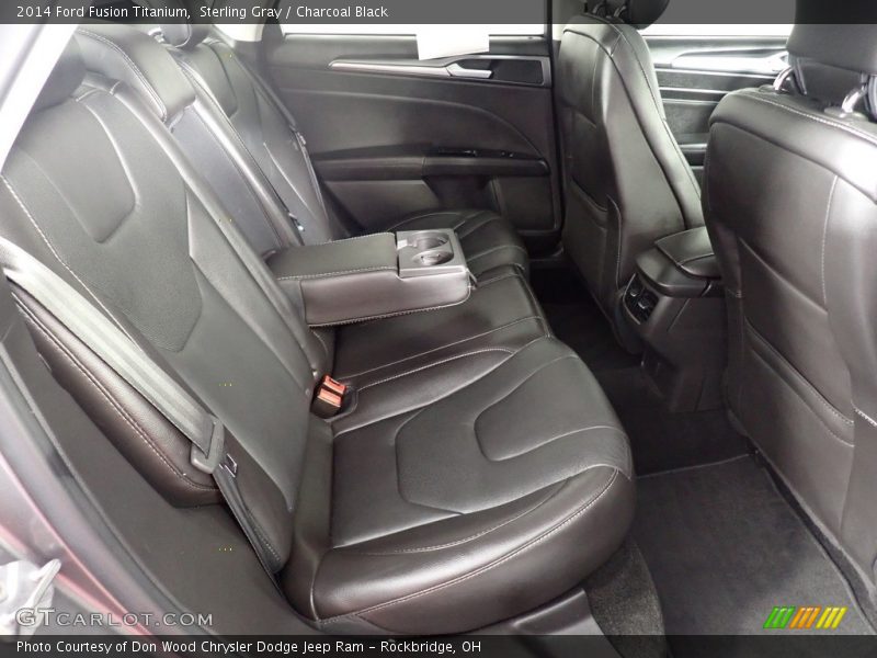 Sterling Gray / Charcoal Black 2014 Ford Fusion Titanium