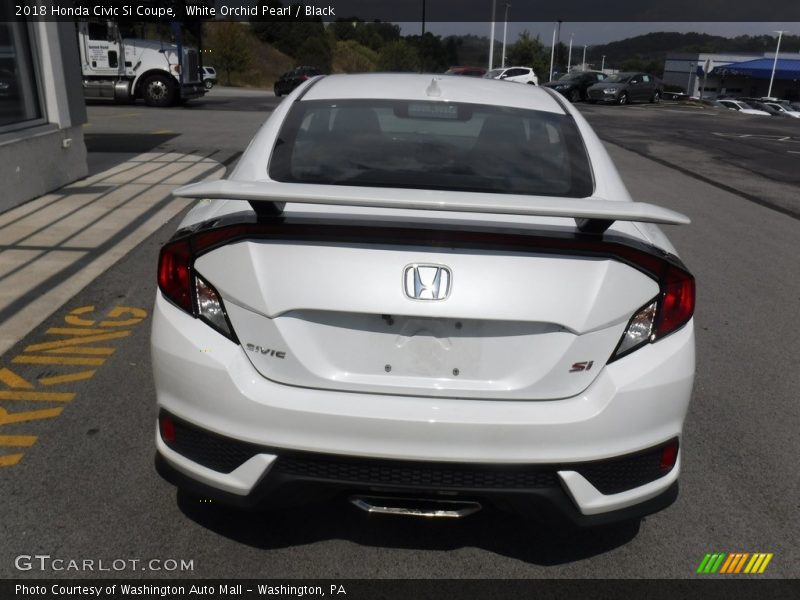 White Orchid Pearl / Black 2018 Honda Civic Si Coupe