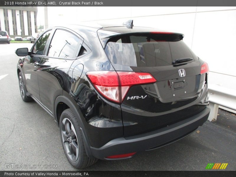 Crystal Black Pearl / Black 2018 Honda HR-V EX-L AWD