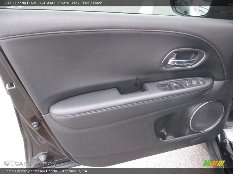 Crystal Black Pearl / Black 2018 Honda HR-V EX-L AWD