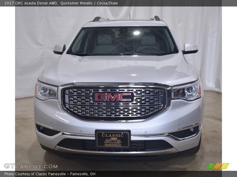 Quicksilver Metallic / Cocoa/Shale 2017 GMC Acadia Denali AWD