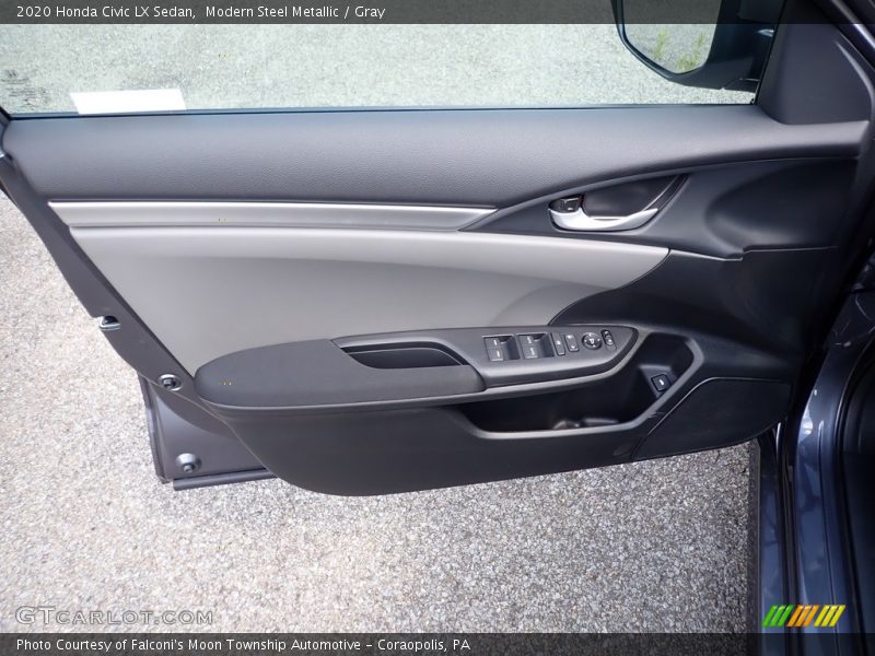 Modern Steel Metallic / Gray 2020 Honda Civic LX Sedan