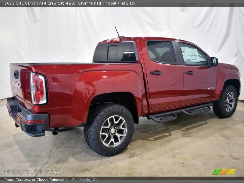 Cayenne Red Tintcoat / Jet Black 2021 GMC Canyon AT4 Crew Cab 4WD