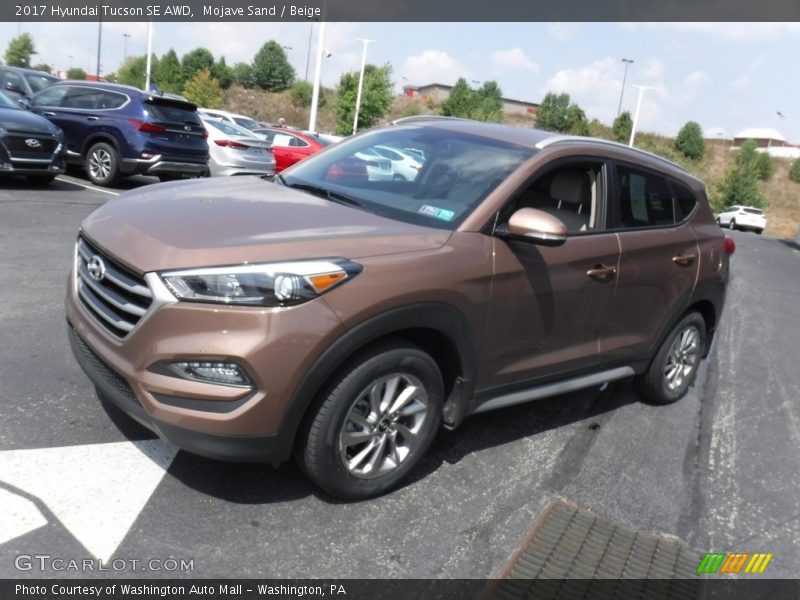 Mojave Sand / Beige 2017 Hyundai Tucson SE AWD