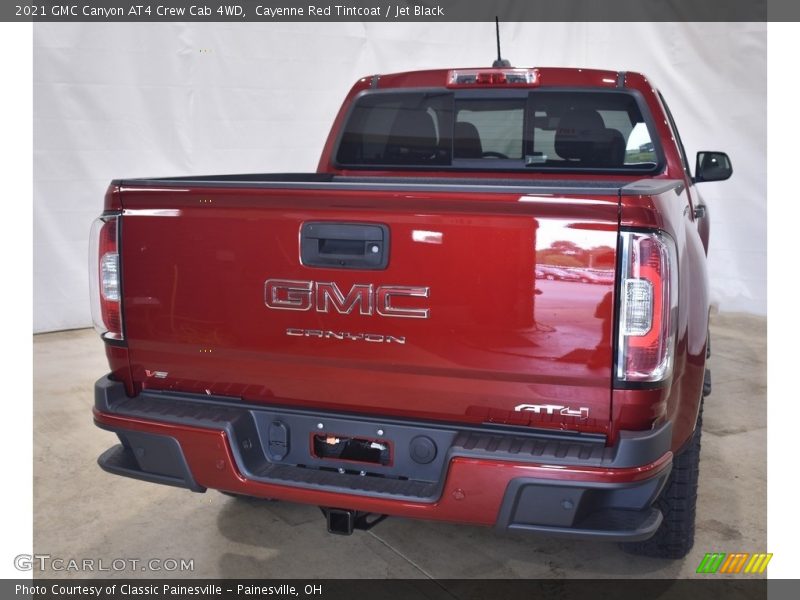 Cayenne Red Tintcoat / Jet Black 2021 GMC Canyon AT4 Crew Cab 4WD