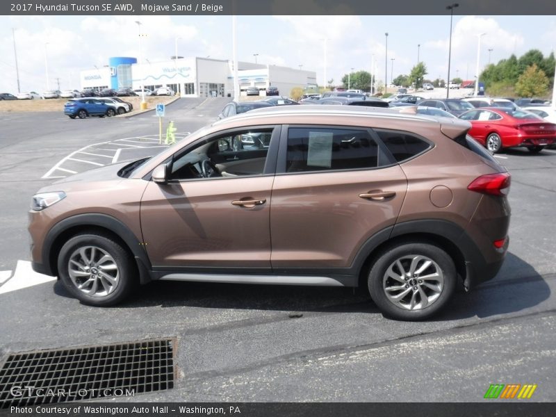 Mojave Sand / Beige 2017 Hyundai Tucson SE AWD