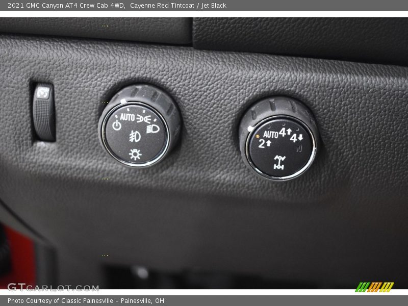 Cayenne Red Tintcoat / Jet Black 2021 GMC Canyon AT4 Crew Cab 4WD