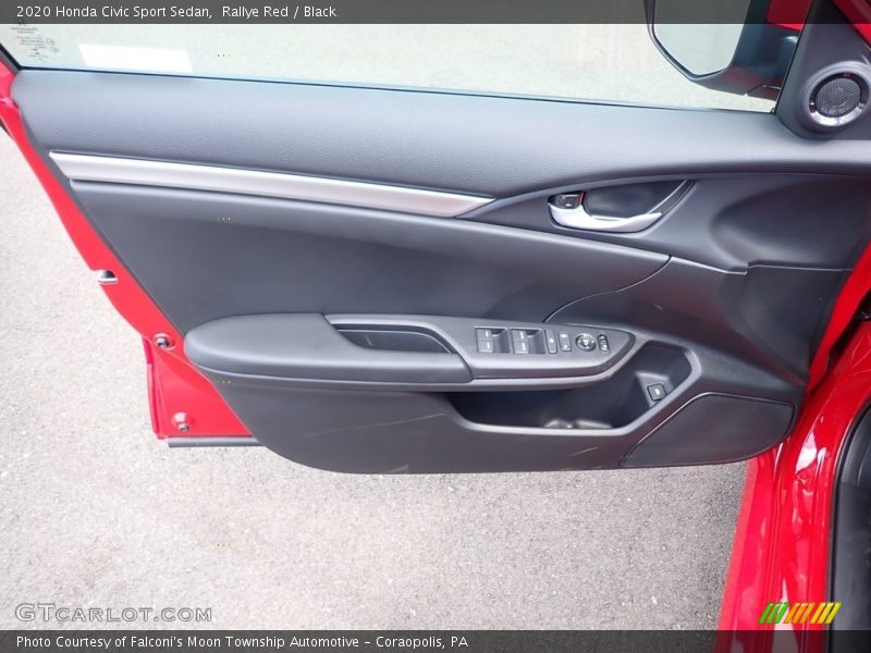 Rallye Red / Black 2020 Honda Civic Sport Sedan