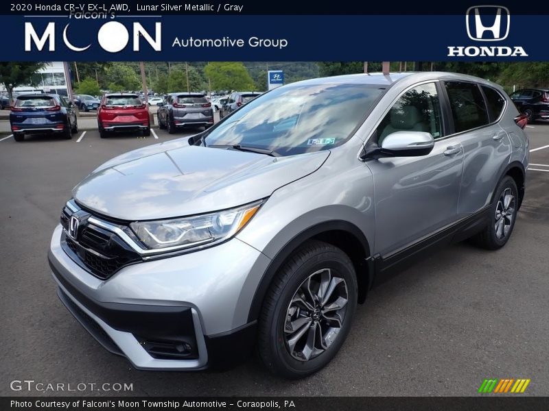 Lunar Silver Metallic / Gray 2020 Honda CR-V EX-L AWD