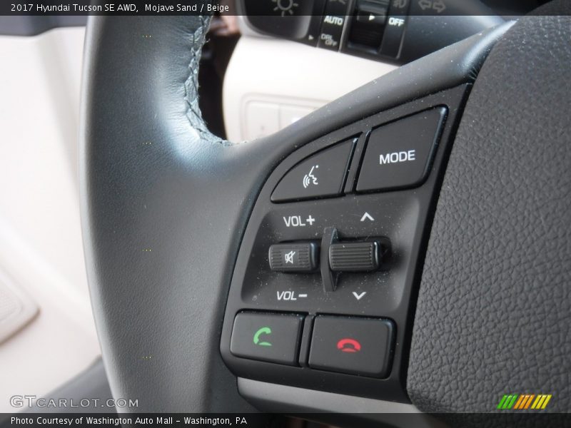 Mojave Sand / Beige 2017 Hyundai Tucson SE AWD