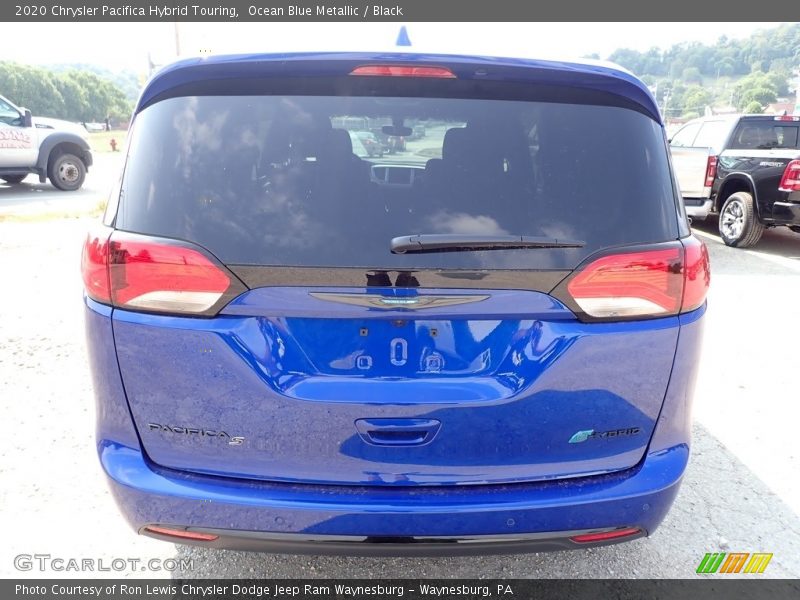 Ocean Blue Metallic / Black 2020 Chrysler Pacifica Hybrid Touring