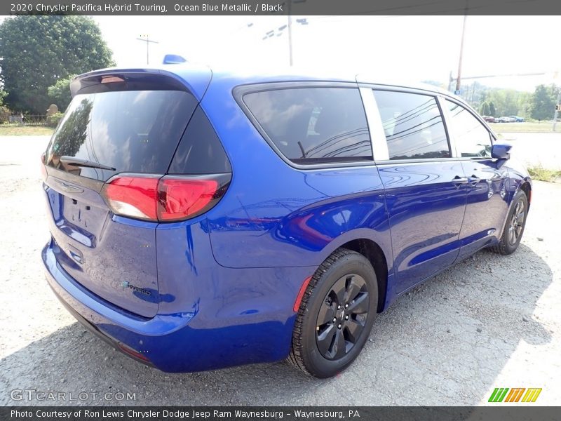 Ocean Blue Metallic / Black 2020 Chrysler Pacifica Hybrid Touring
