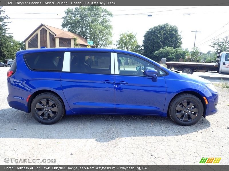 Ocean Blue Metallic / Black 2020 Chrysler Pacifica Hybrid Touring