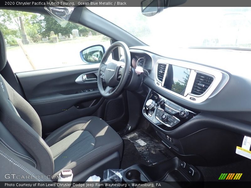Ocean Blue Metallic / Black 2020 Chrysler Pacifica Hybrid Touring