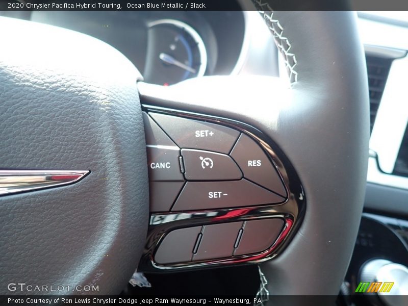 Ocean Blue Metallic / Black 2020 Chrysler Pacifica Hybrid Touring