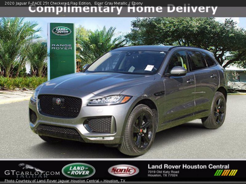 Eiger Gray Metallic / Ebony 2020 Jaguar F-PACE 25t Checkered Flag Edition