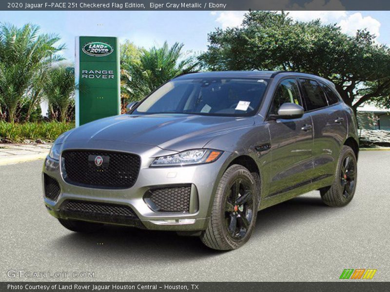 Eiger Gray Metallic / Ebony 2020 Jaguar F-PACE 25t Checkered Flag Edition