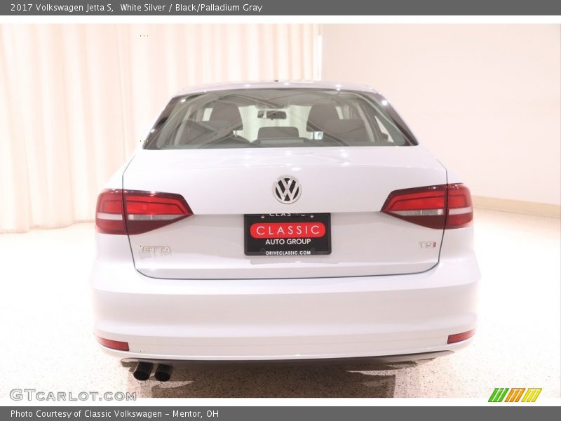 White Silver / Black/Palladium Gray 2017 Volkswagen Jetta S