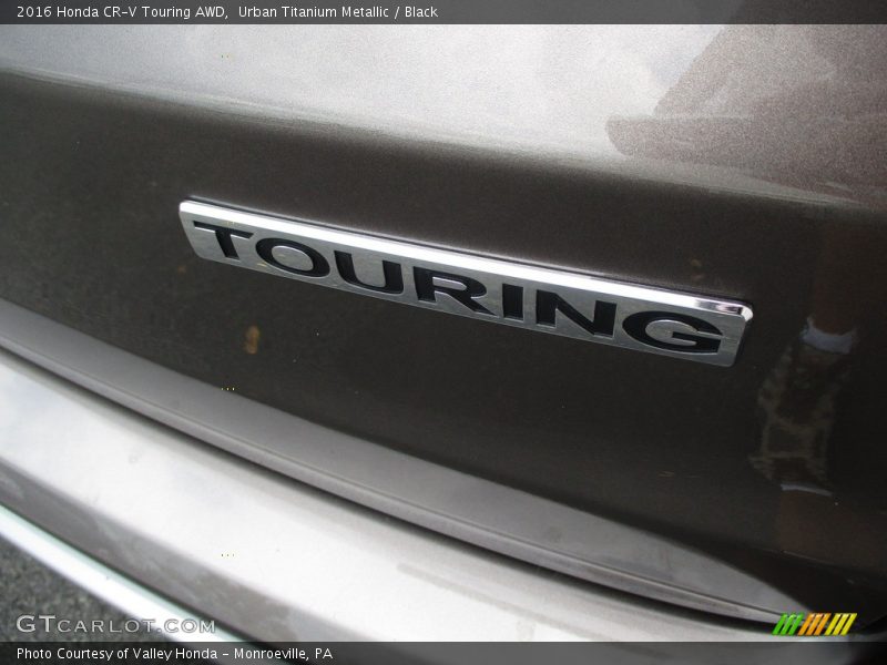 Urban Titanium Metallic / Black 2016 Honda CR-V Touring AWD