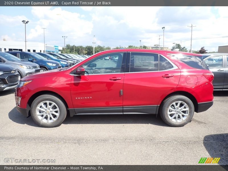 Cajun Red Tintcoat / Jet Black 2020 Chevrolet Equinox LT AWD