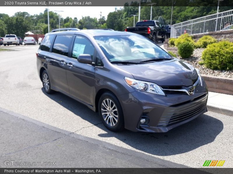 Predawn Gray Mica / Ash 2020 Toyota Sienna XLE