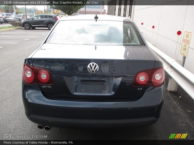 Blue Graphite Metallic / Art Grey 2008 Volkswagen Jetta SE Sedan