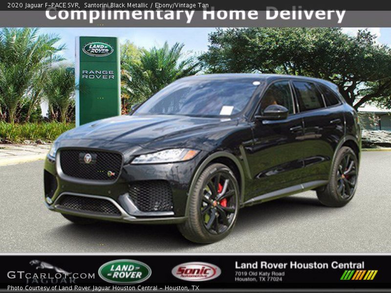 Santorini Black Metallic / Ebony/Vintage Tan 2020 Jaguar F-PACE SVR