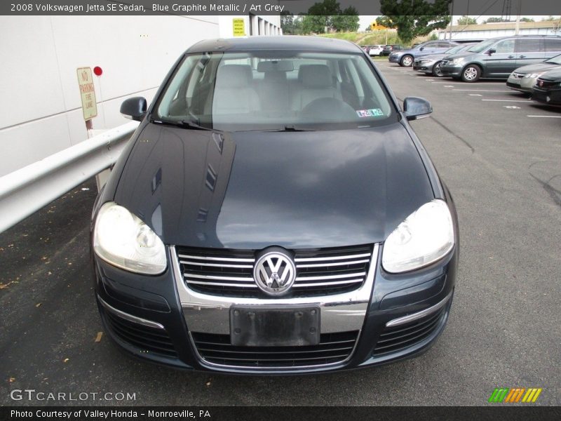 Blue Graphite Metallic / Art Grey 2008 Volkswagen Jetta SE Sedan