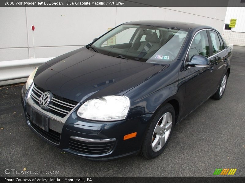 Blue Graphite Metallic / Art Grey 2008 Volkswagen Jetta SE Sedan