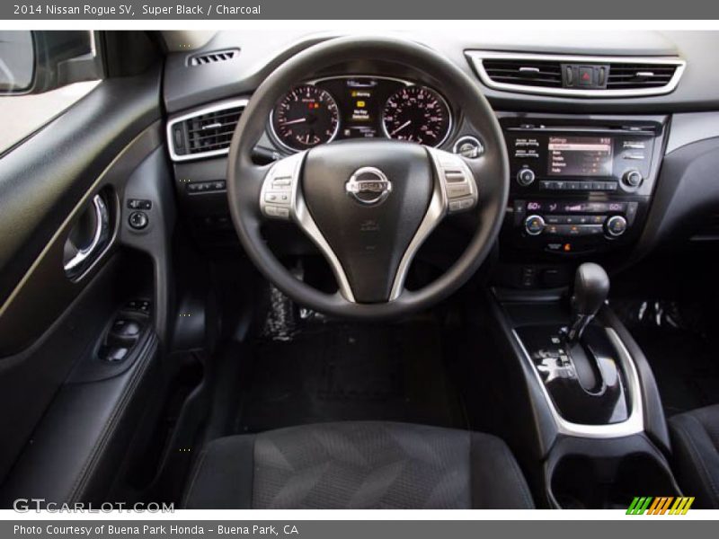 Super Black / Charcoal 2014 Nissan Rogue SV