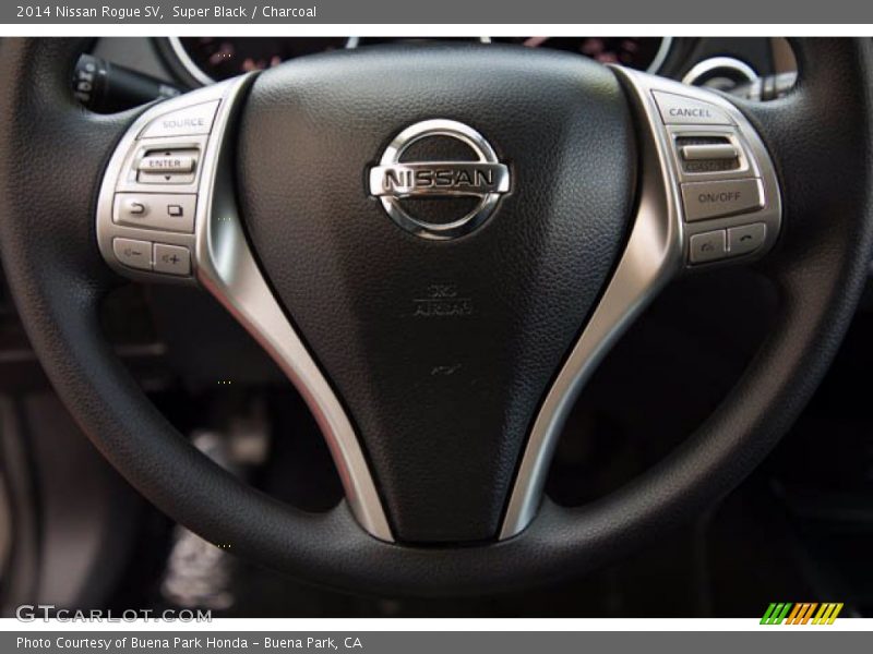 Super Black / Charcoal 2014 Nissan Rogue SV