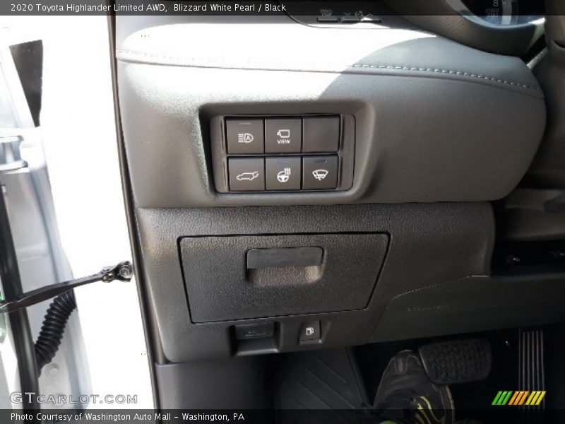 Blizzard White Pearl / Black 2020 Toyota Highlander Limited AWD