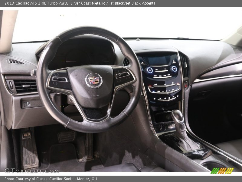 Silver Coast Metallic / Jet Black/Jet Black Accents 2013 Cadillac ATS 2.0L Turbo AWD
