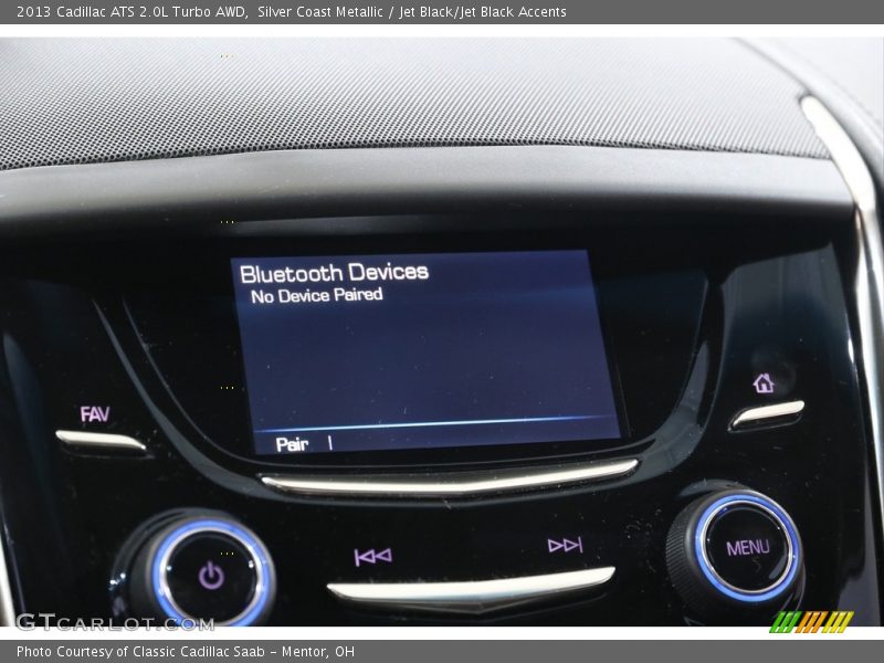 Silver Coast Metallic / Jet Black/Jet Black Accents 2013 Cadillac ATS 2.0L Turbo AWD