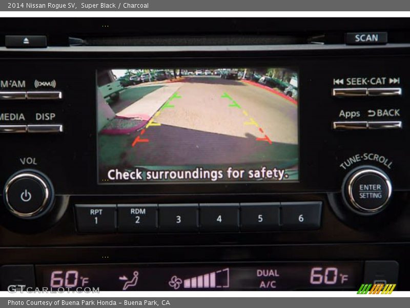 Super Black / Charcoal 2014 Nissan Rogue SV