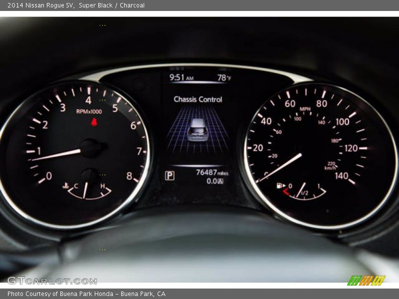 Super Black / Charcoal 2014 Nissan Rogue SV