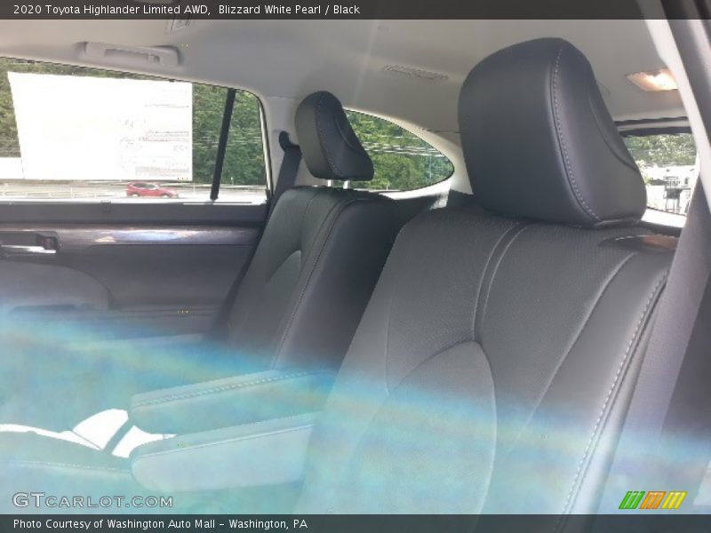 Blizzard White Pearl / Black 2020 Toyota Highlander Limited AWD